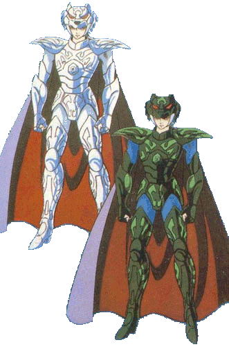 Cyd de Mizar et Bud d'Alcor, deux des guerriers divins que l'on peut rencontrer dans cette superbe saga !