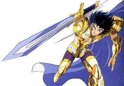 Le chevalier d'Or du Capricorne et son ep&eacute;e Excalibur !